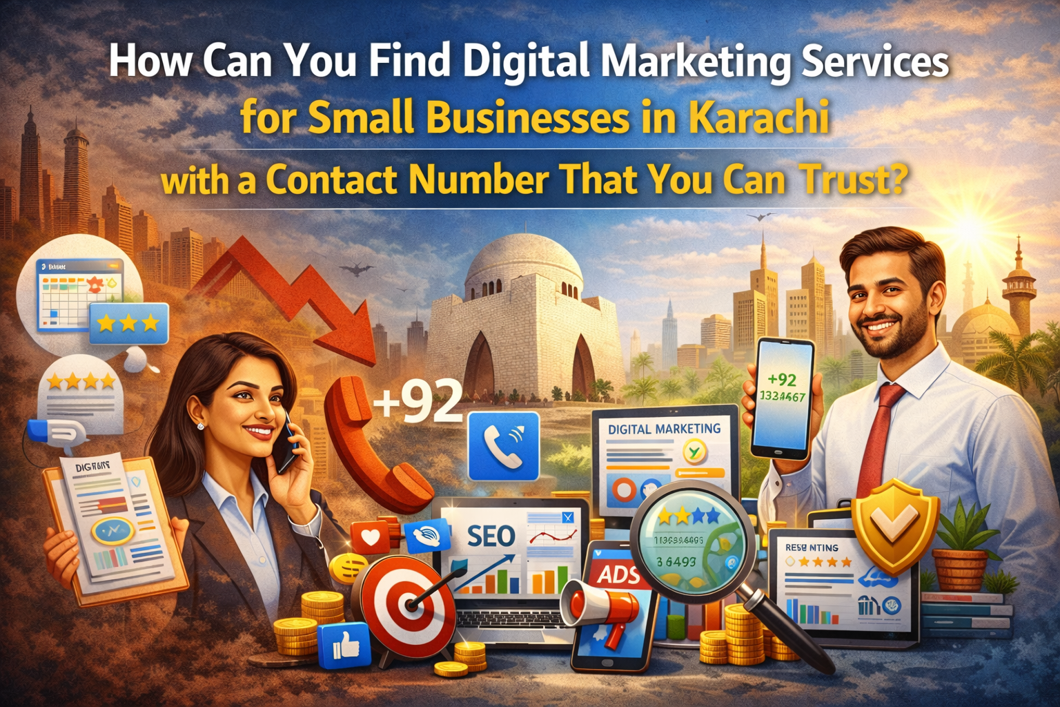 How Can You Find Digital Marketing Services for Small Businesses in Karachi with a Contact Number That You Can Trust