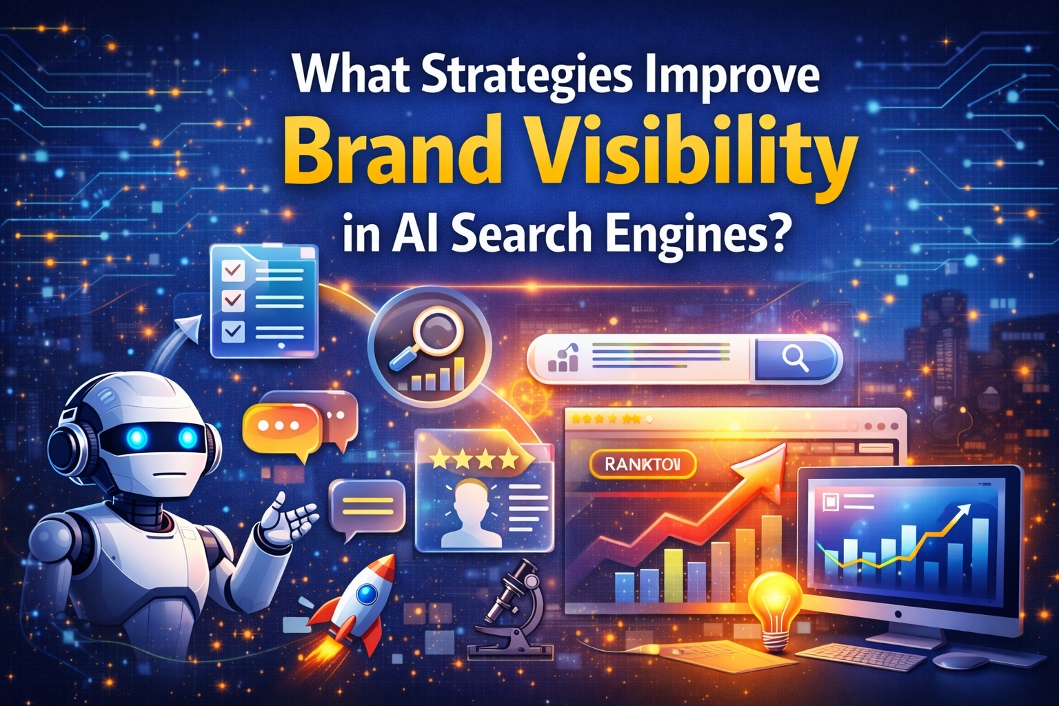 What Strategies Improve Brand Visibility in AI Search Engines