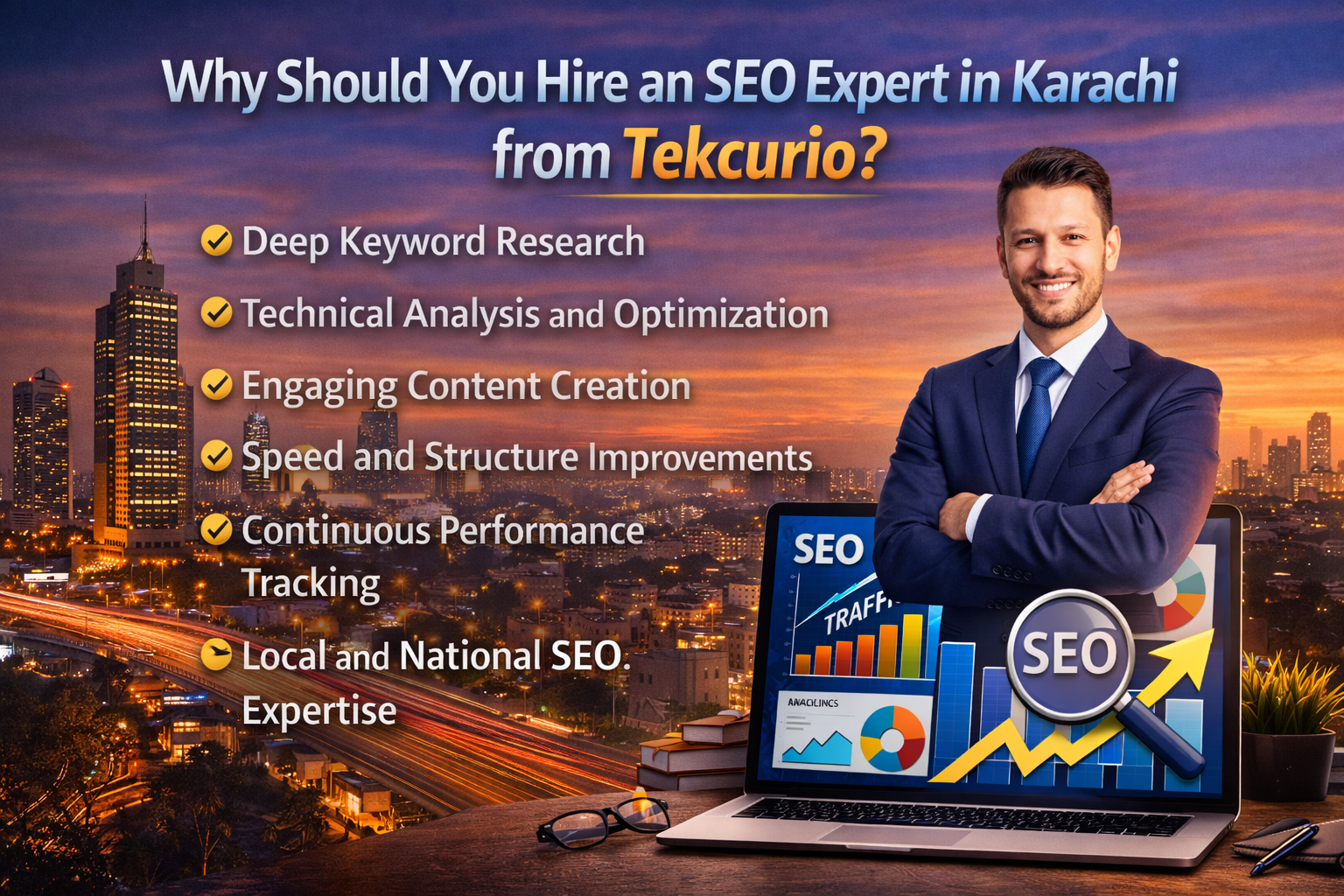Why Should You Hire an SEO Expert in Karachi from Tekcurio