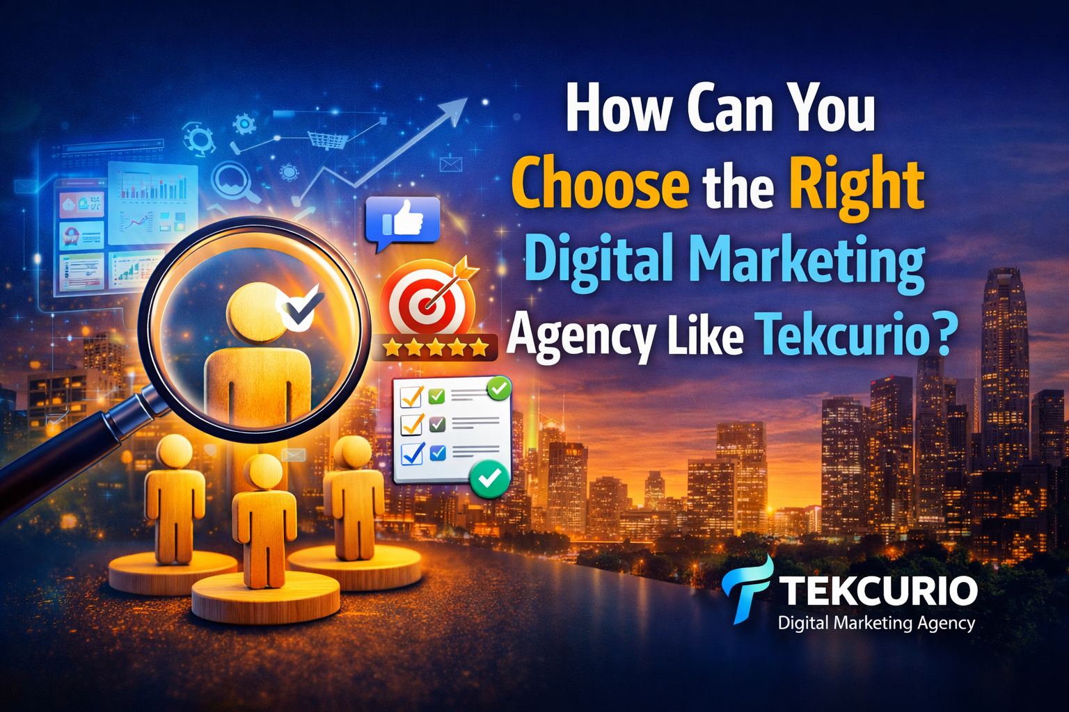 How Can You Choose the Right Digital Marketing Agency Like Tekcurio
