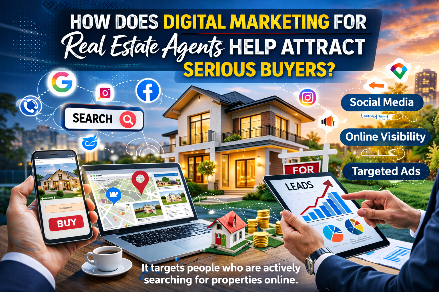 How Does Digital Marketing for Real Estate Agents Help Attract Serious Buyers