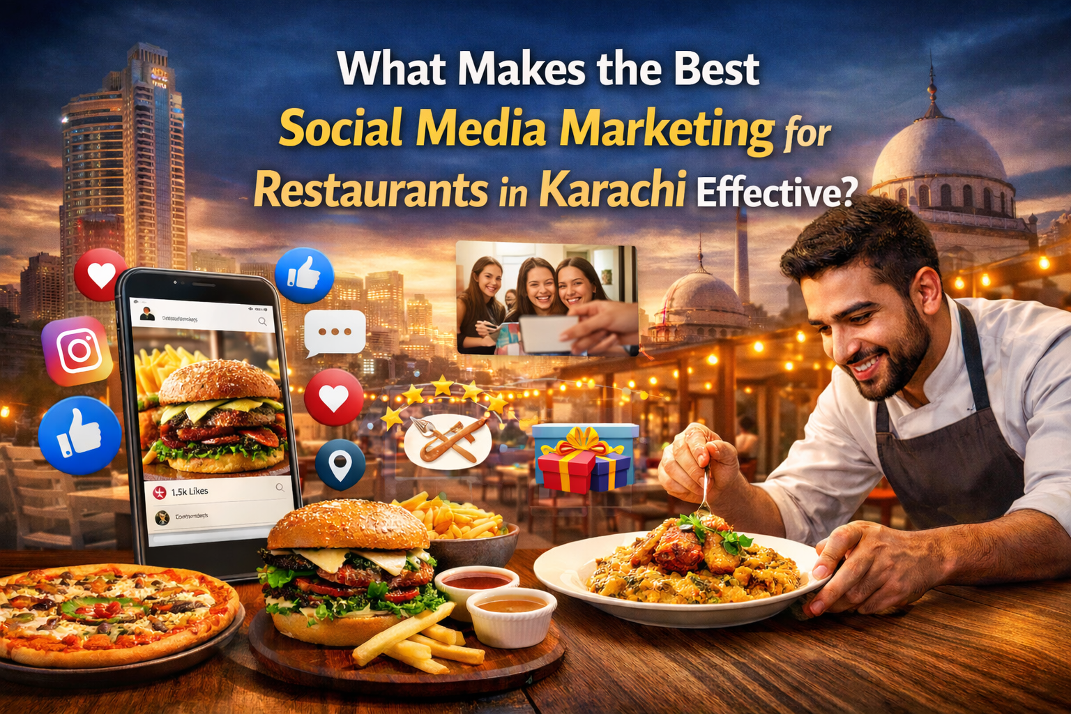 What Makes the Best Social Media Marketing for Restaurants in Karachi Effective
