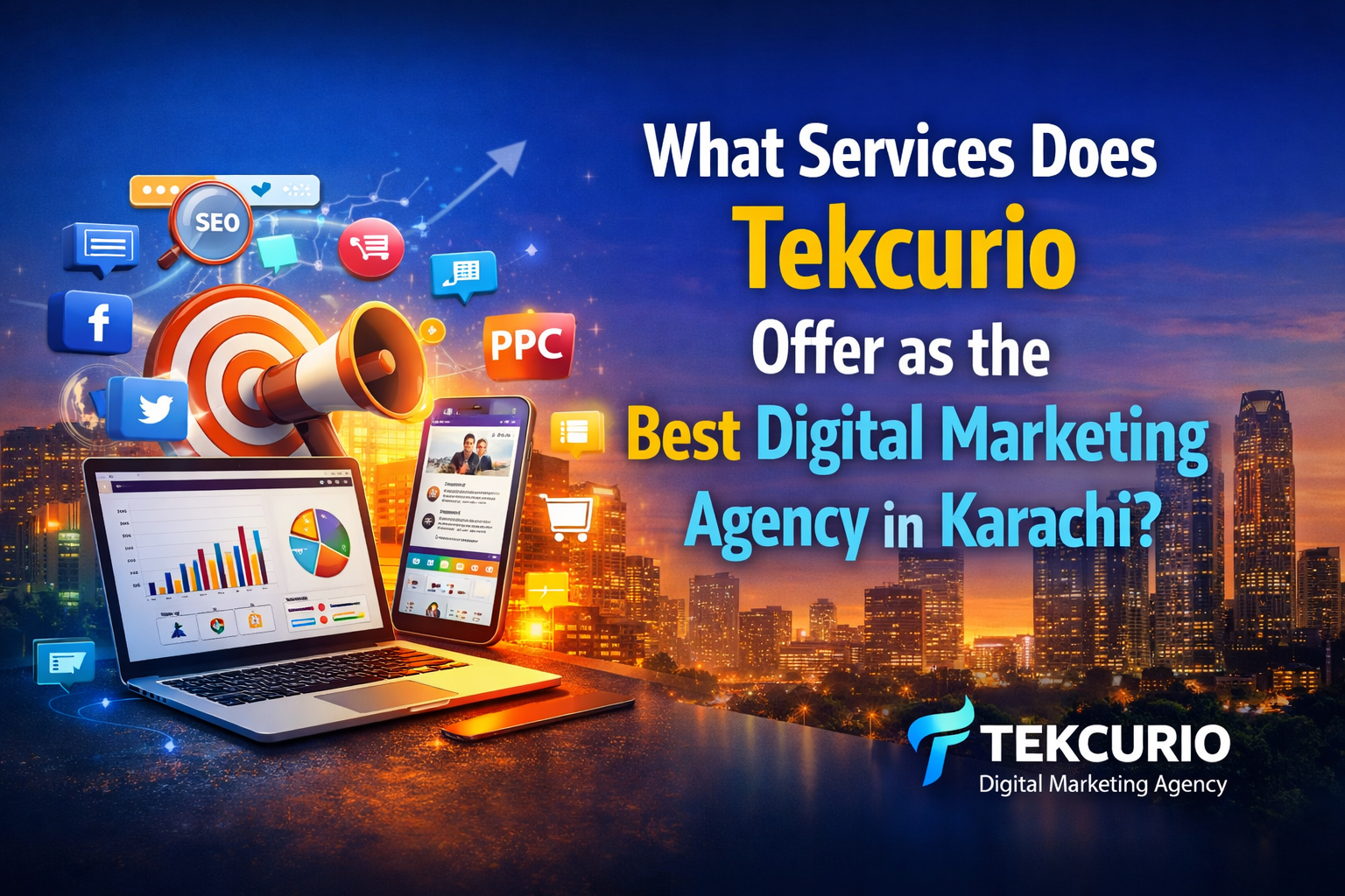 What Services Does Tekcurio Offer as the Best Digital Marketing Agency in Karachi