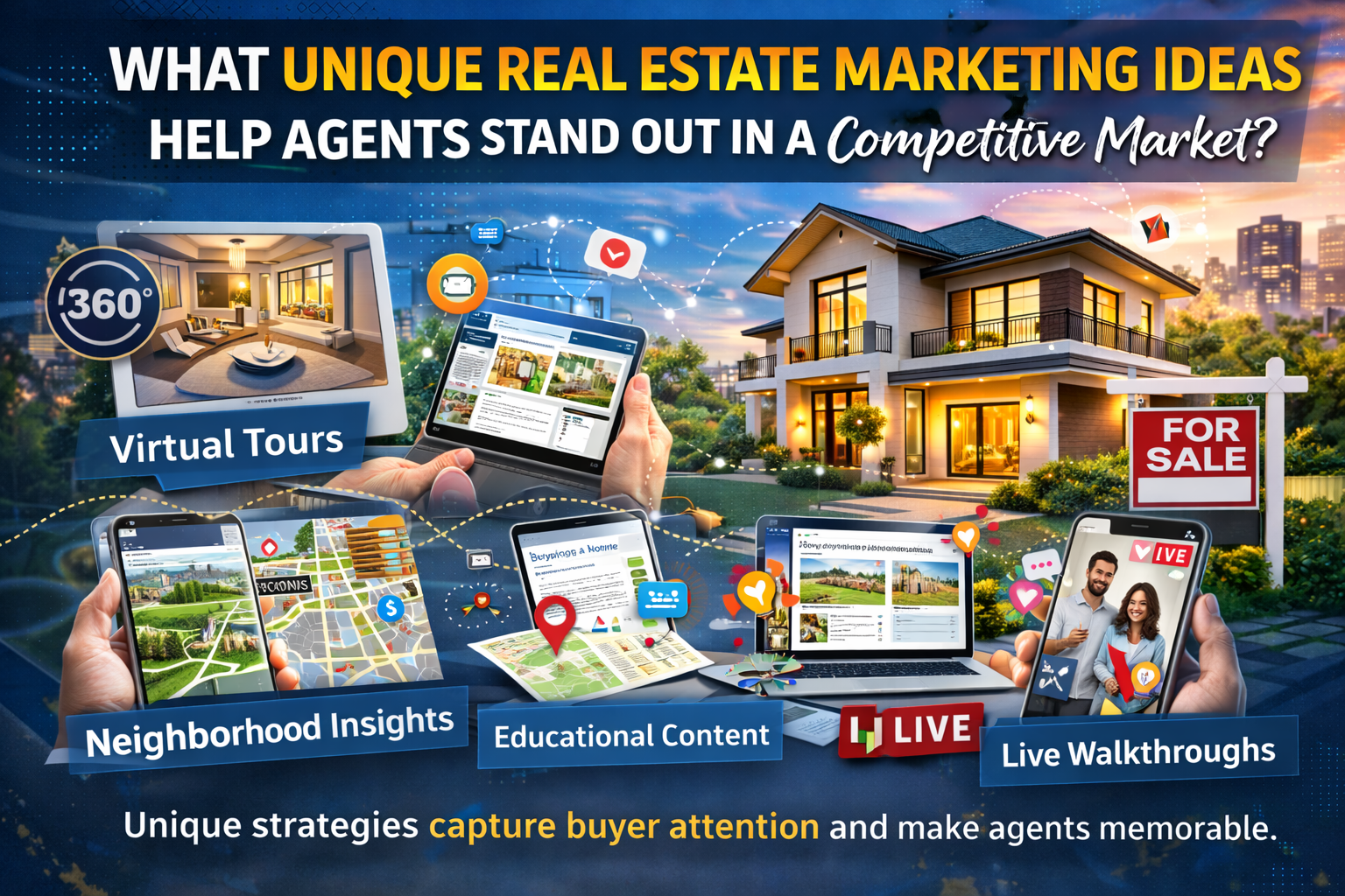 What Unique Real Estate Marketing Ideas Help Agents Stand Out in a Competitive Market