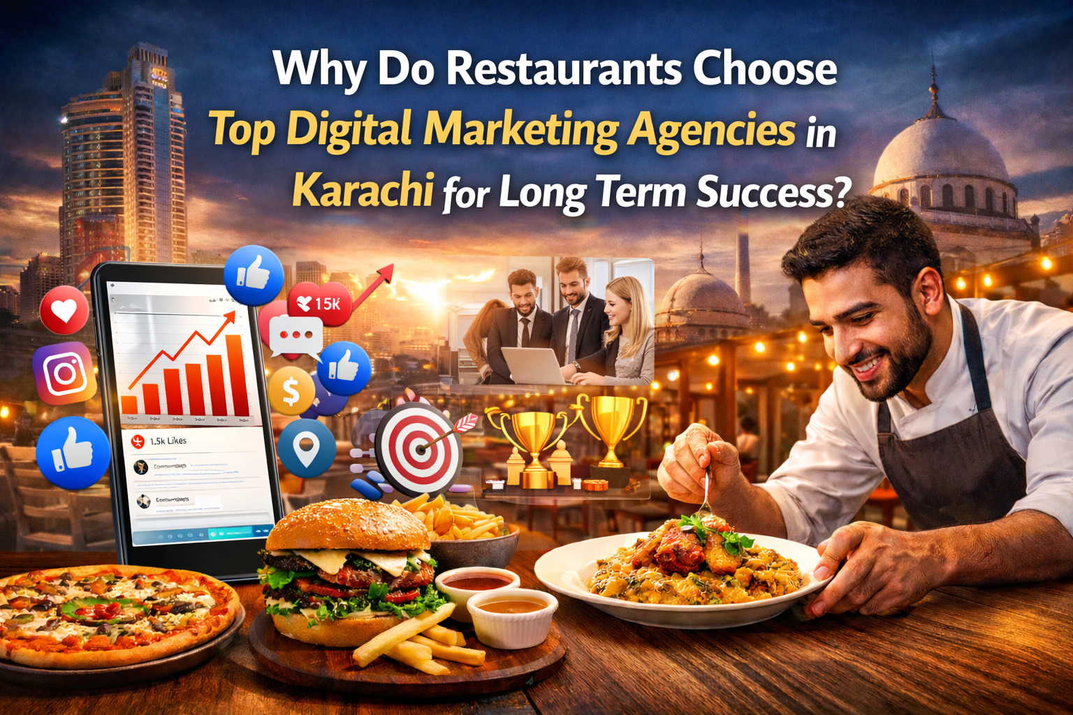 Why Do Restaurants Choose Top Digital Marketing Agencies in Karachi for Long Term Success