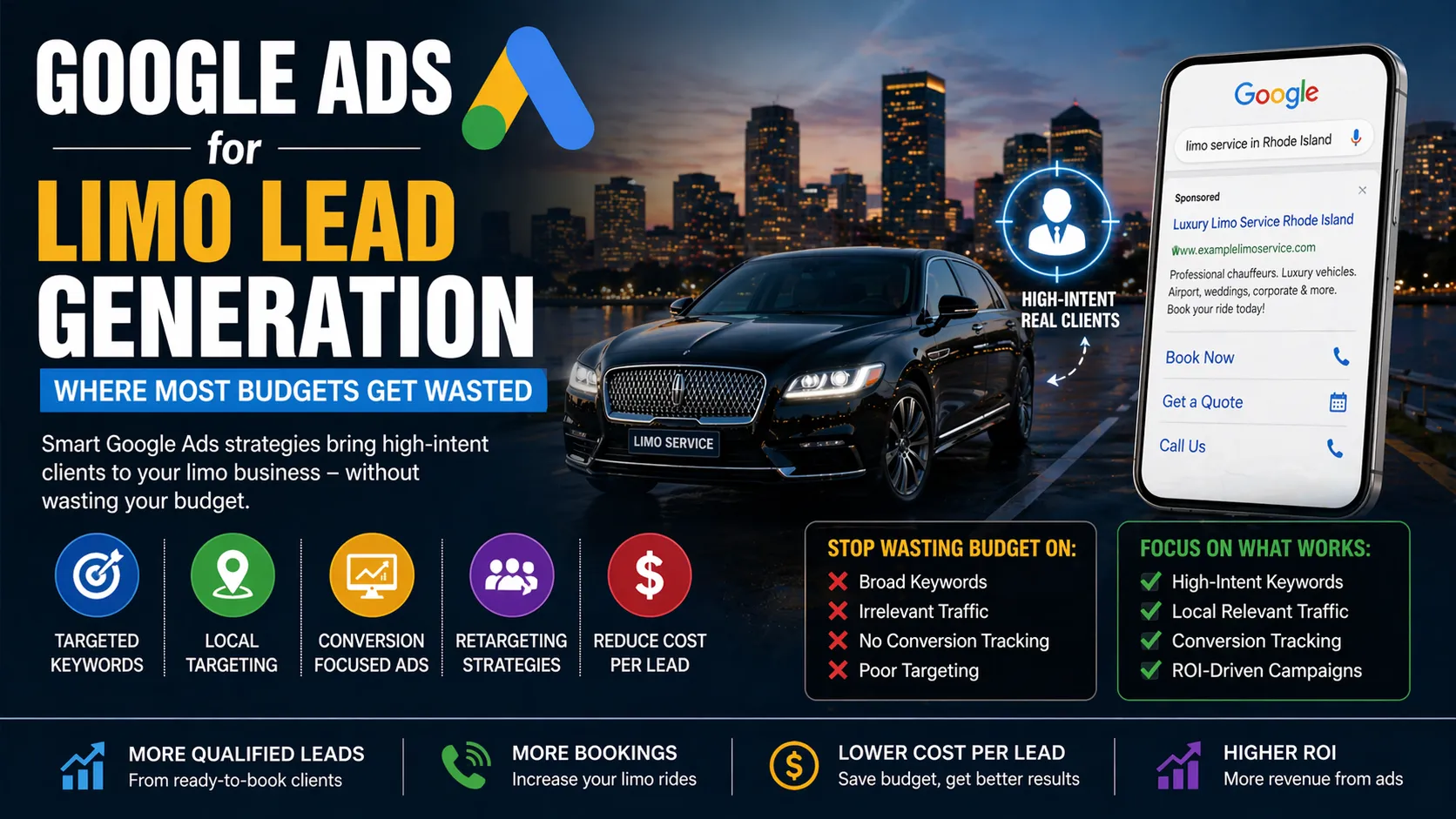 Google Ads for Limo Lead Generation (Where Most Budgets Get Wasted)