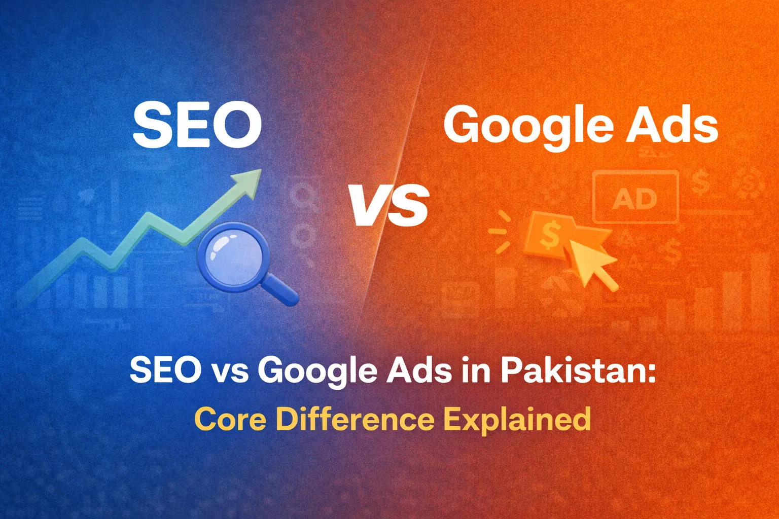 SEO vs Google Ads in Pakistan Core Difference Explained