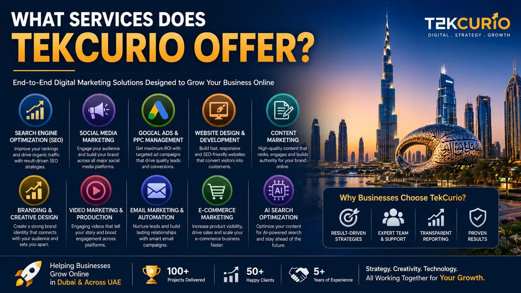 What Services Does TekCurio Offer