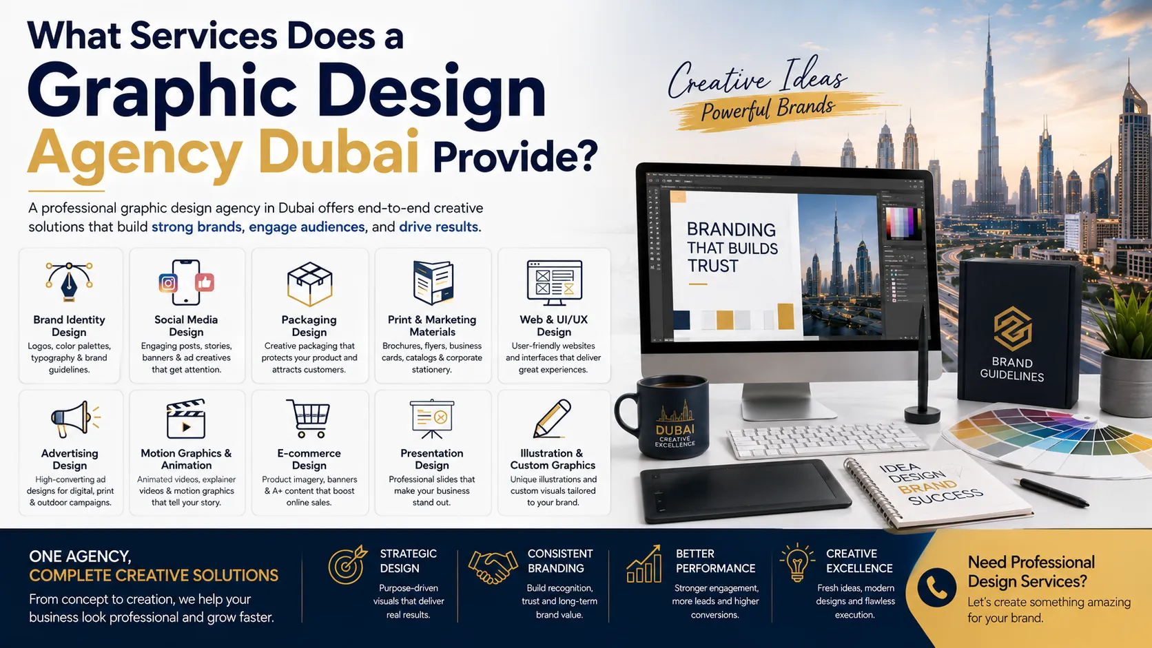 What Services Does a Graphic Design Agency Dubai Provide
