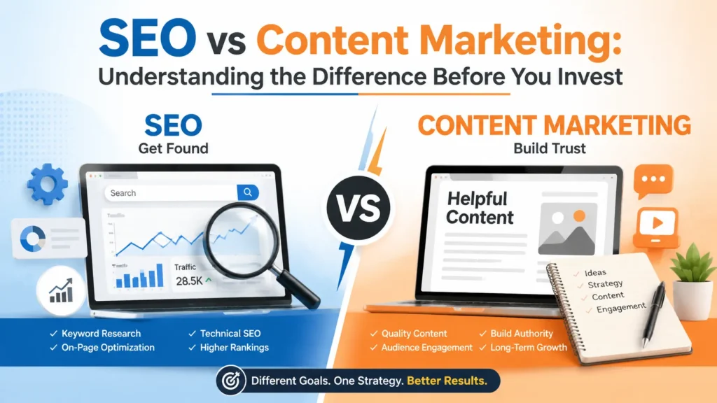 SEO vs Content Marketing
