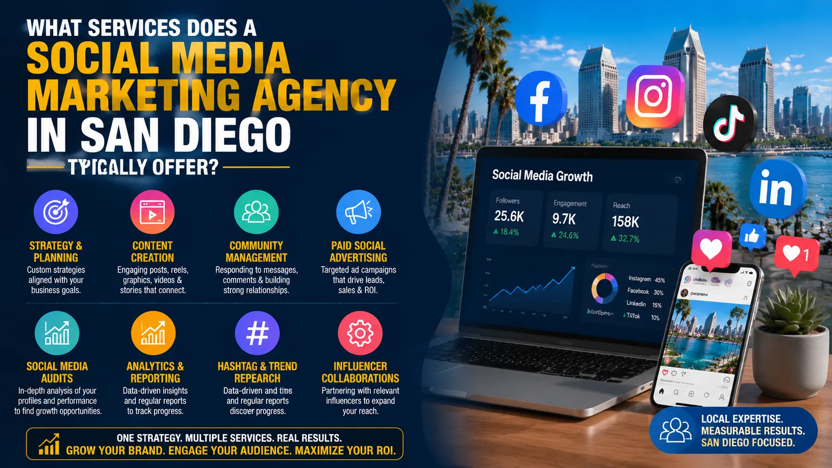What Services Does a Social Media Marketing Agency in San Diego Typically Offer