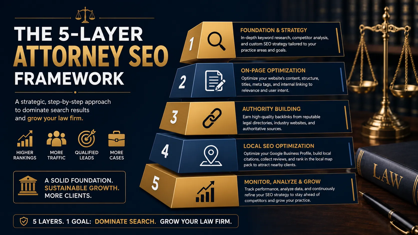 The 5-Layer Attorney SEO Framework