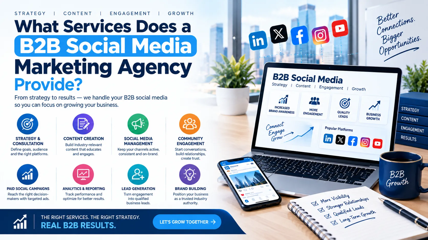 What Services Does a B2B Social Media Marketing Agency Provide