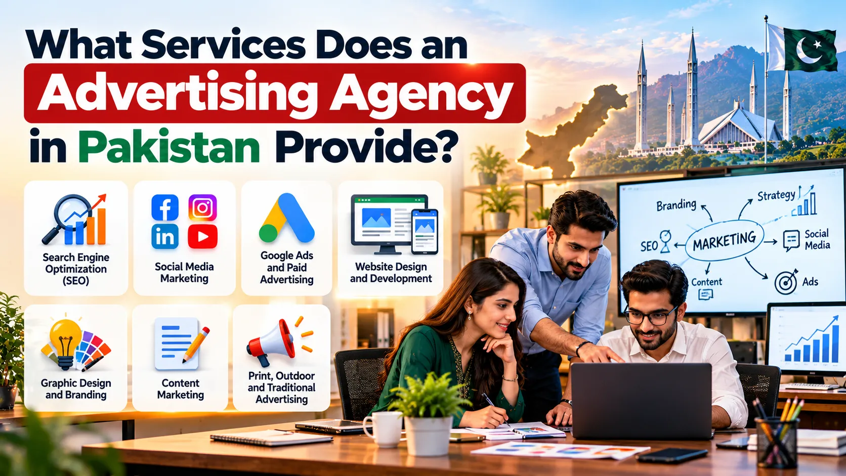 What Services Does an Advertising Agency in Pakistan Provide