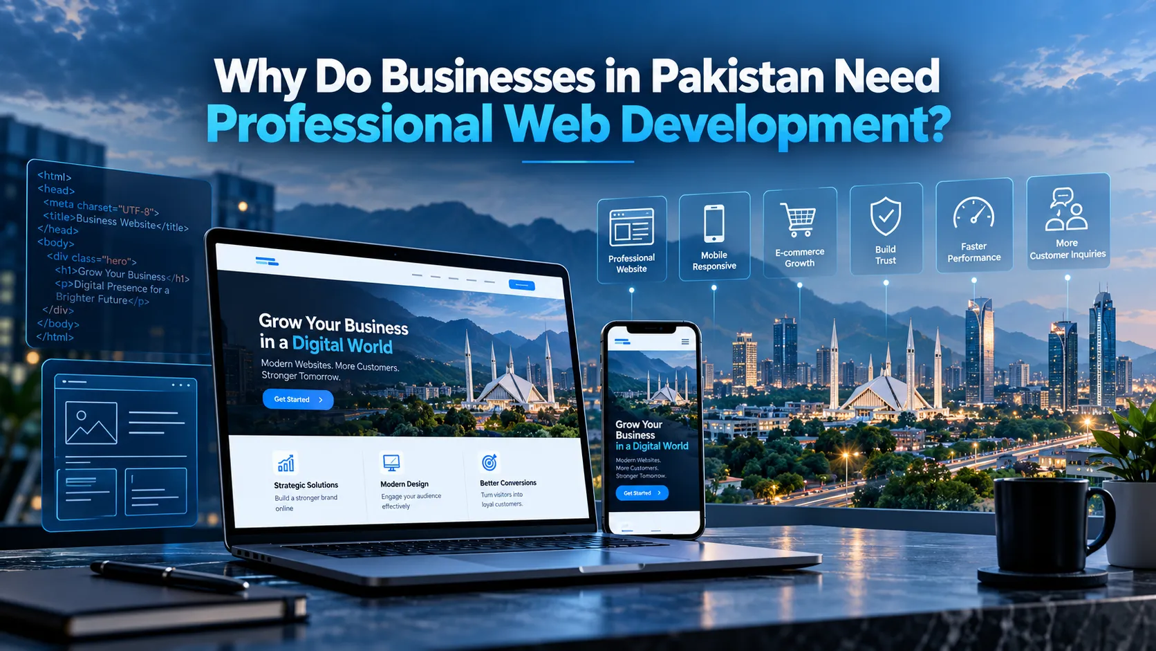 Why Do Businesses in Pakistan Need Professional Web Development