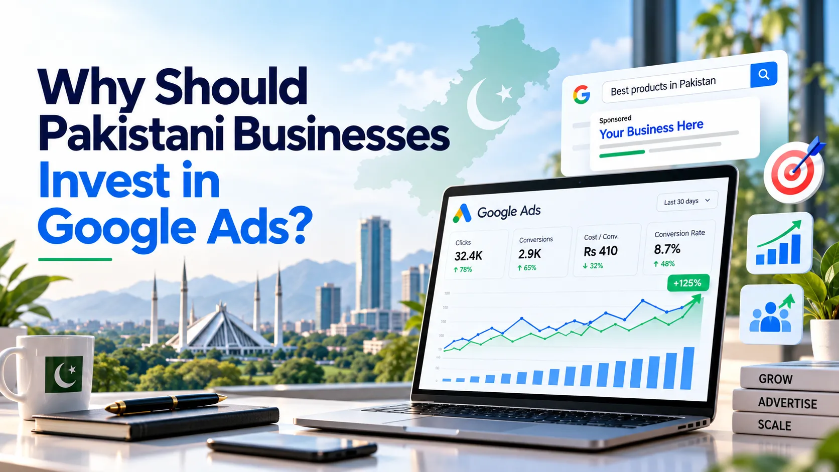 Why Should Pakistani Businesses Invest in Google Ads